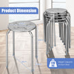 pack – stapelbar pall i metall, rund med robust – 6