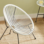 Garden Furniture Set - Balonet - 2 stolar och bord - vitt