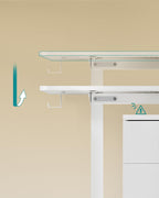Elektriskt skrivbord - Höjdjusterbar - Flera positioner