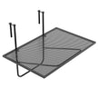 Fällbar – balkongbord rektangulärt hängbord för upphängning metall fällbord – Svart