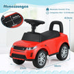 Rutschbil – med förvaringsutrymme Rutschfordon Rutscher barnbil Skjuta bil leksaksbil – Röd