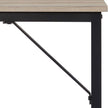 Smalt skrivbord – Industriell stil – Grå/svart
