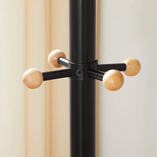 Coat Rack - Klädstativ - 11 bollkrokar - Van Staal - 53,5 x 53,5 x 173 cm