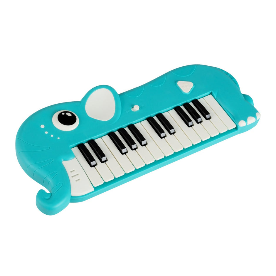 tangent – barn digitalpiano med inbyggd musik och ljus elektronisk – 25 – Blå