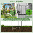 Rose – Arch Metal Pavilion Trädgårdsbåge för klätterväxter Garden – 206 x 206 x 286 cm – Svart