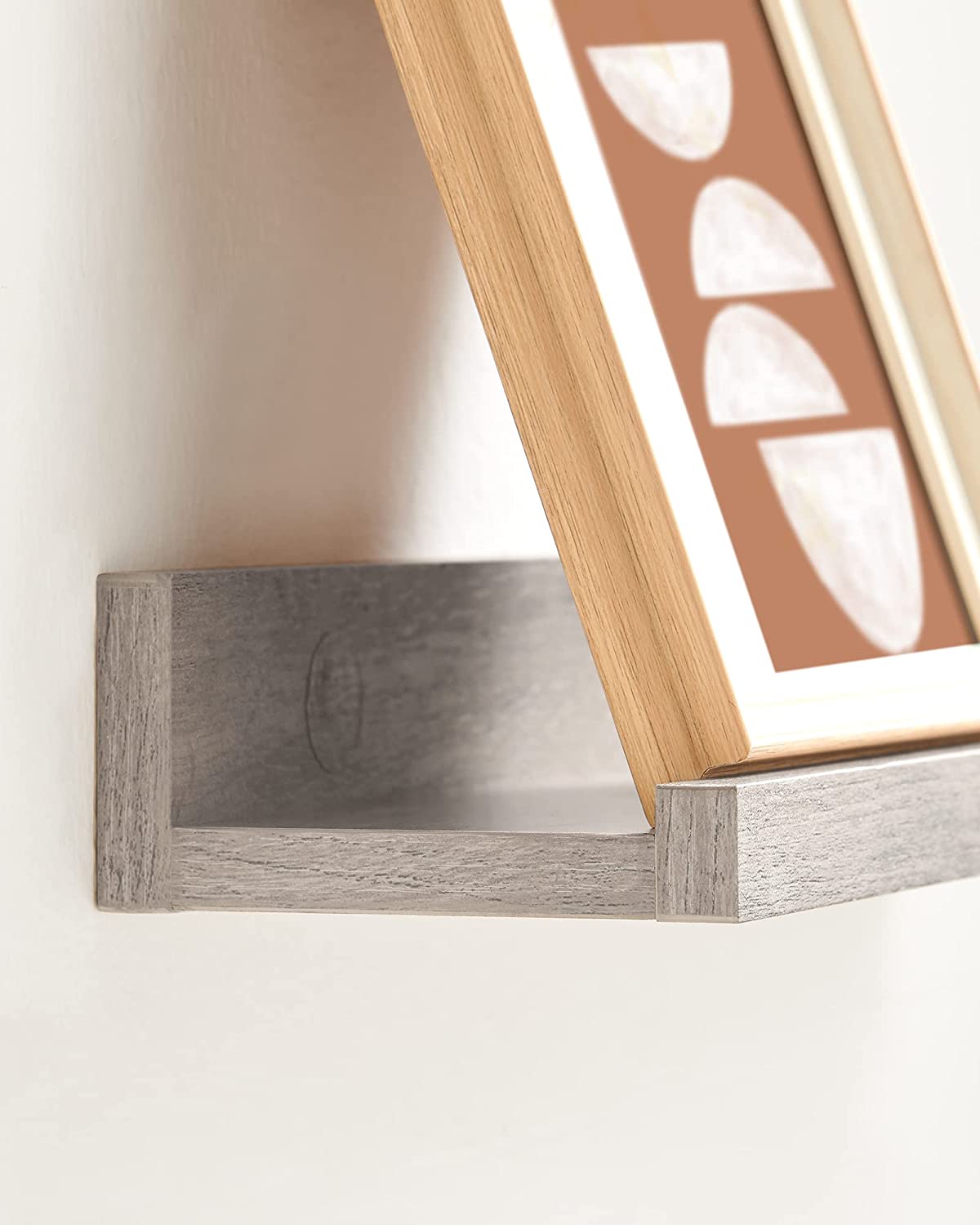 Vägghylla Set om 3 – Flytande och dekorativ – Grå