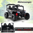 Barn – 12V elbil med fjärrkontroll Elektrisk UTV lastbil – Svart