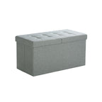 Seat Box - Soffa med förvaringsutrymme - Skyltskydd - 80 L - ljusgrå