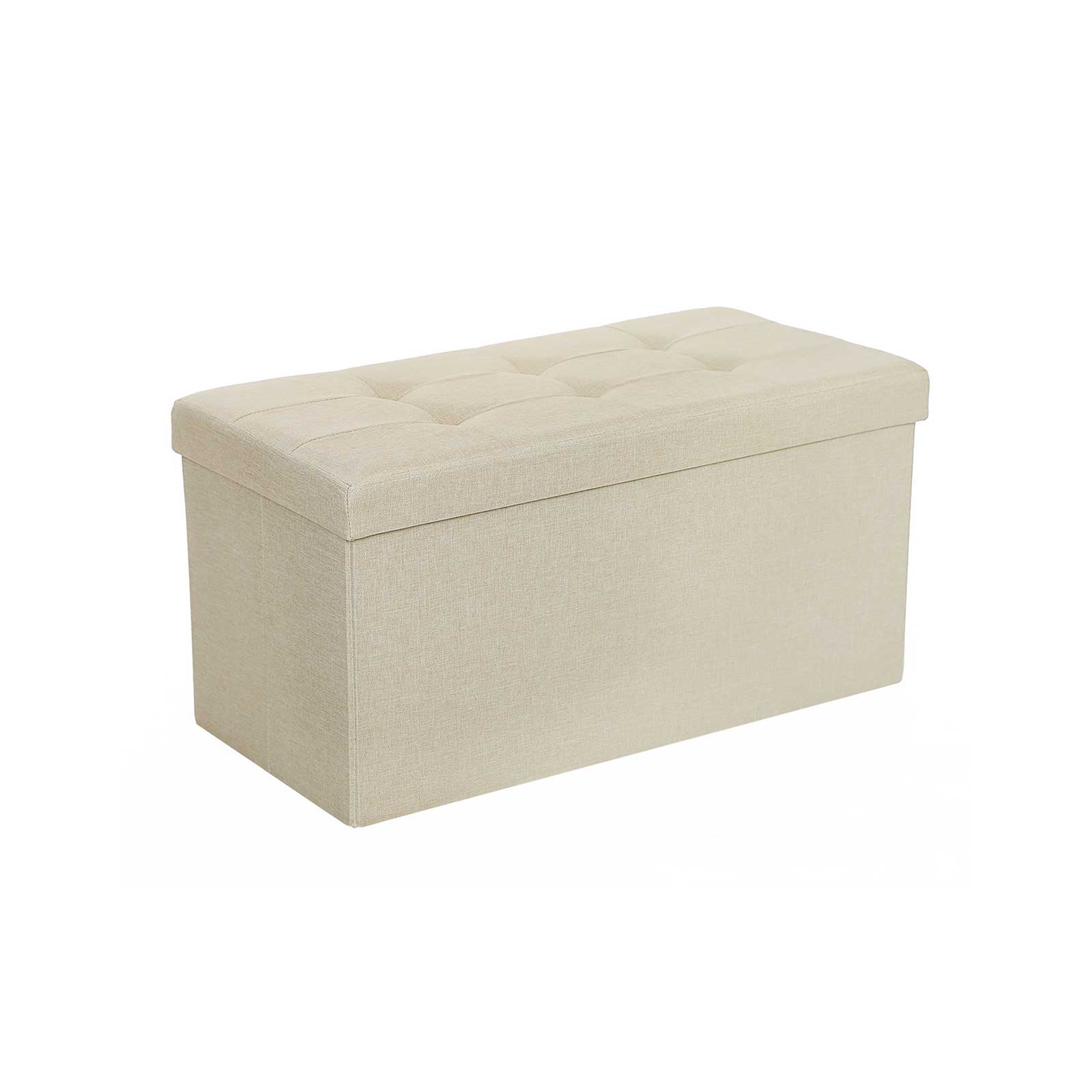 Soffa - 80 L - vikbar - 300 kg - 76 x 38 x 38 cm - ljusgrå