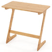Z – formad sidobord soffbord av bambu platsbesparande kaffebord nattduksbord – Natur