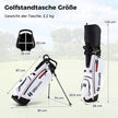 Damer – Komplett Golfklubbor Set Delars Golfset Högerhänt med Golfbag och Regnskydd – 15 – Röd