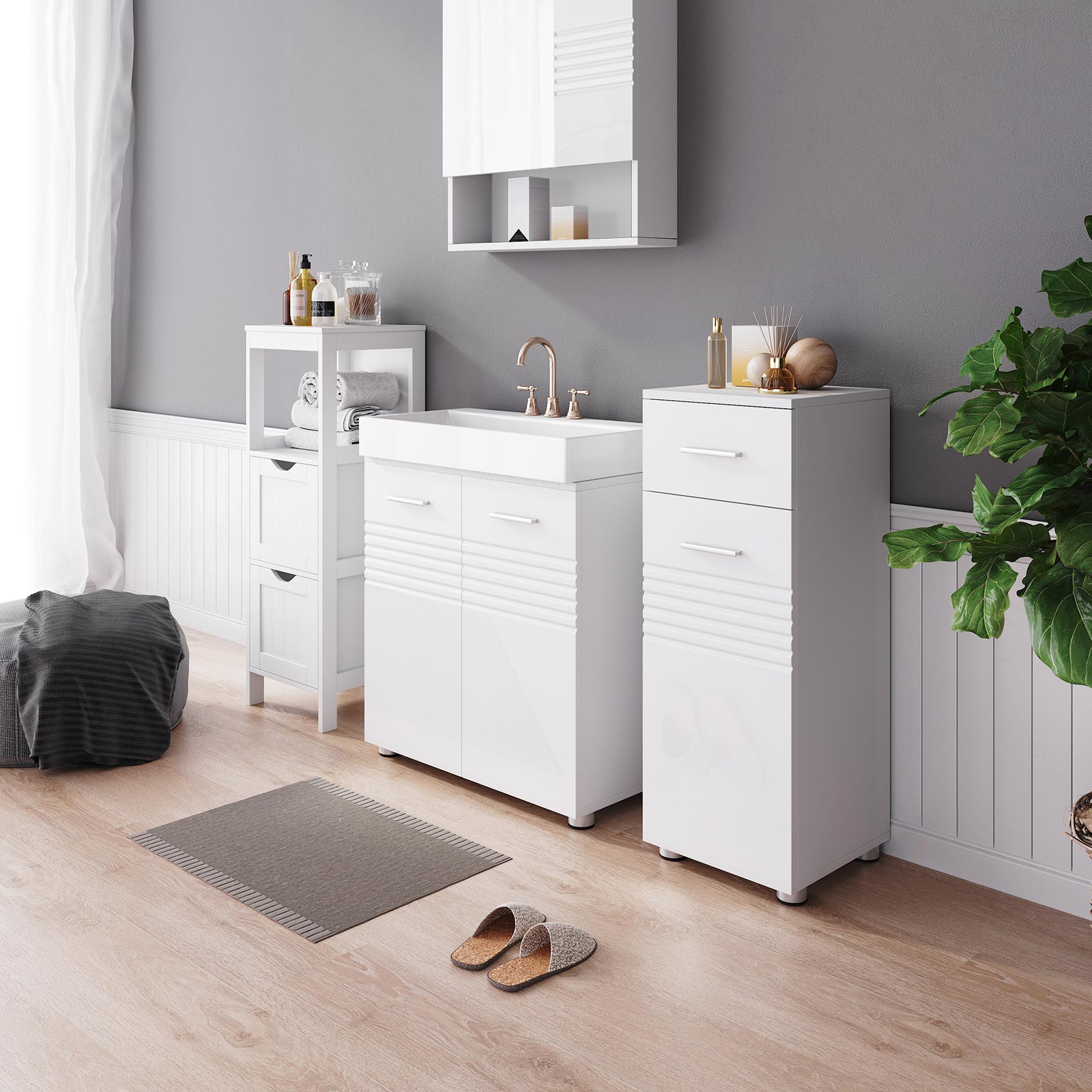 Badrumsskåp - Small - "Modern hack"