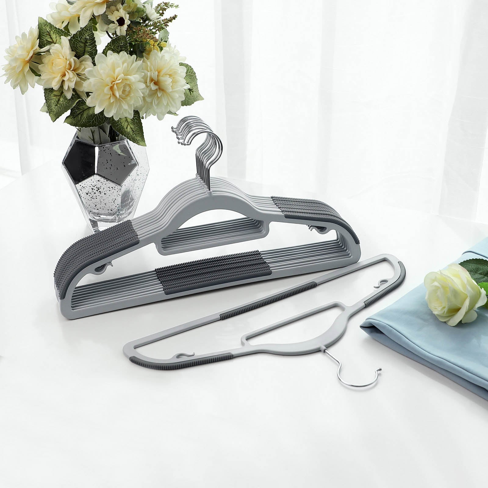 Klädhängare - Anti -Slip - Set of 50 - Grey