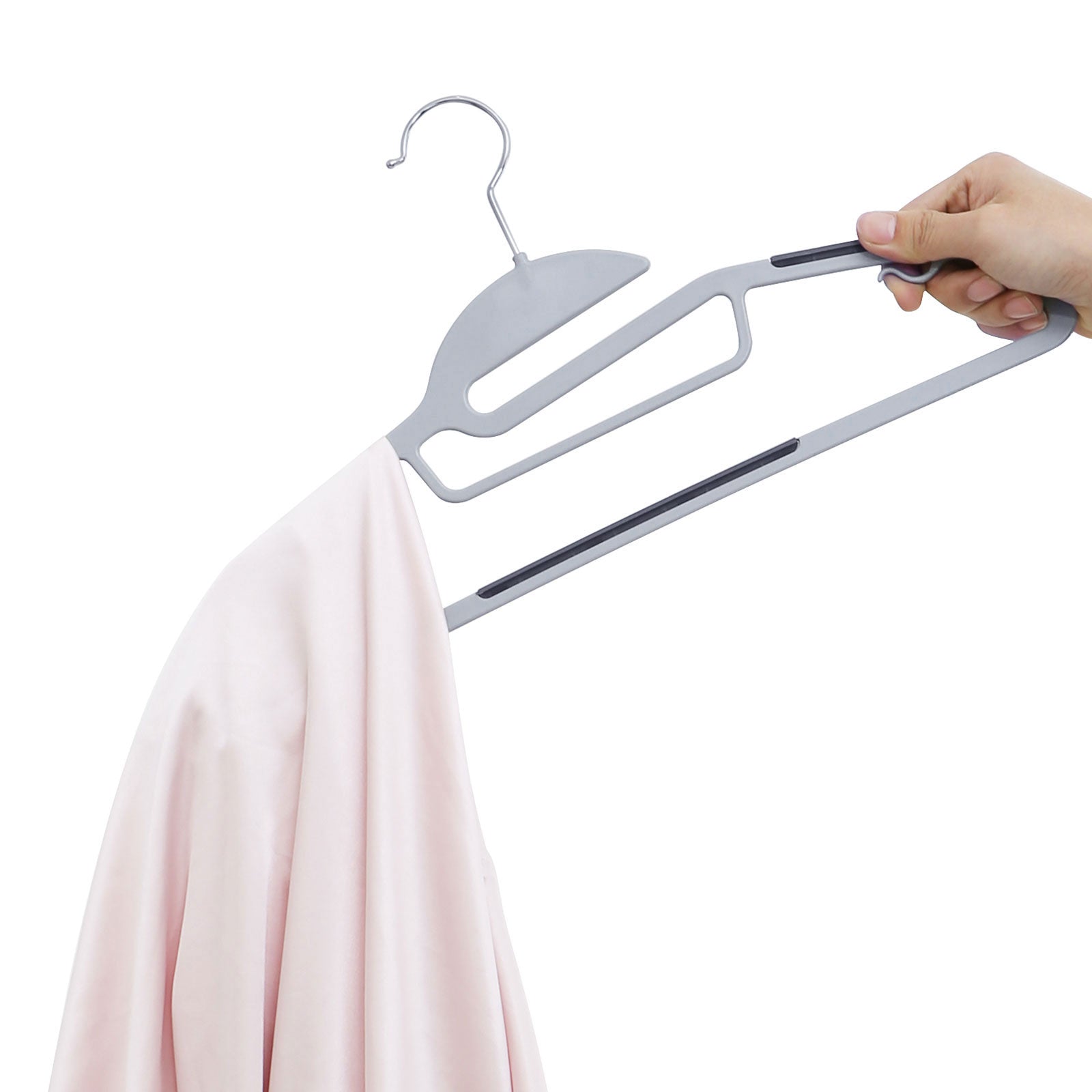 Klädhängare - Anti -Slip - Set of 50 - Grey