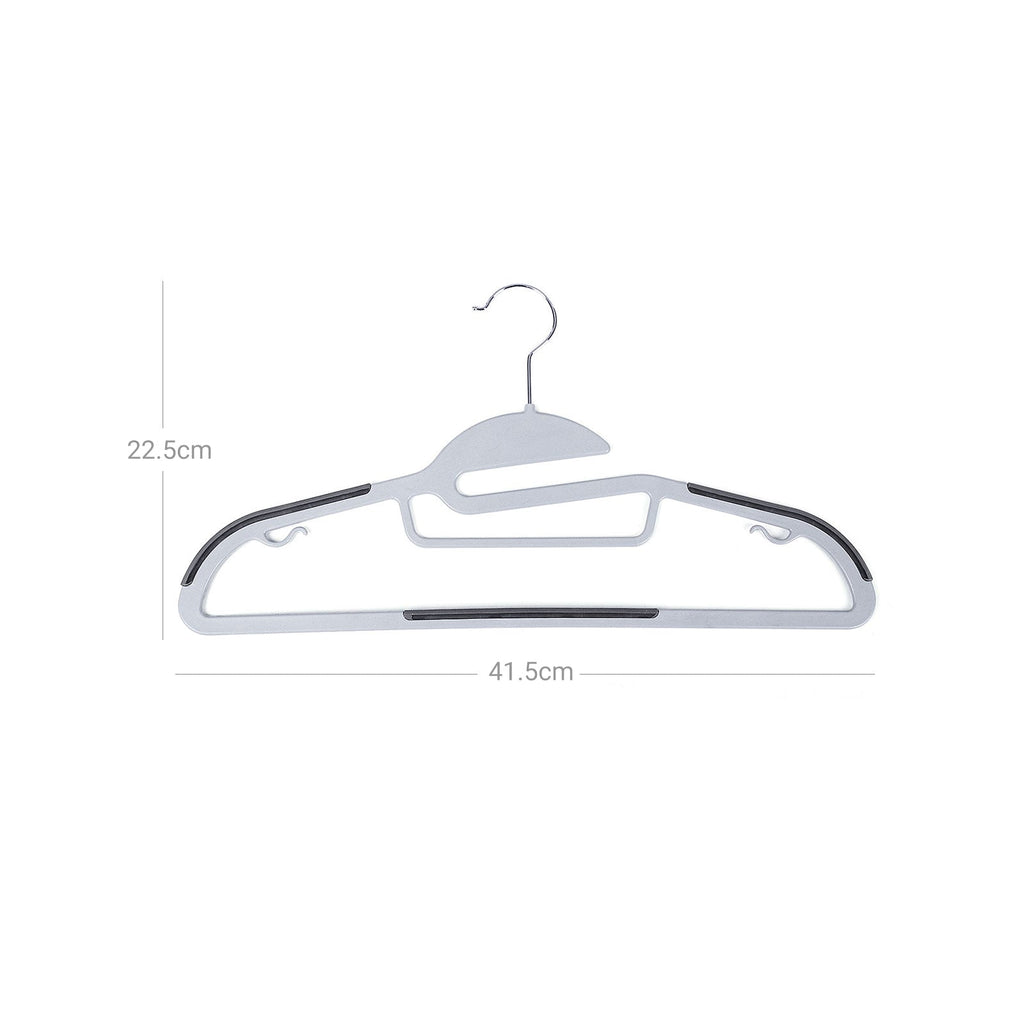 Klädhängare - Anti -Slip - Set of 50 - Grey