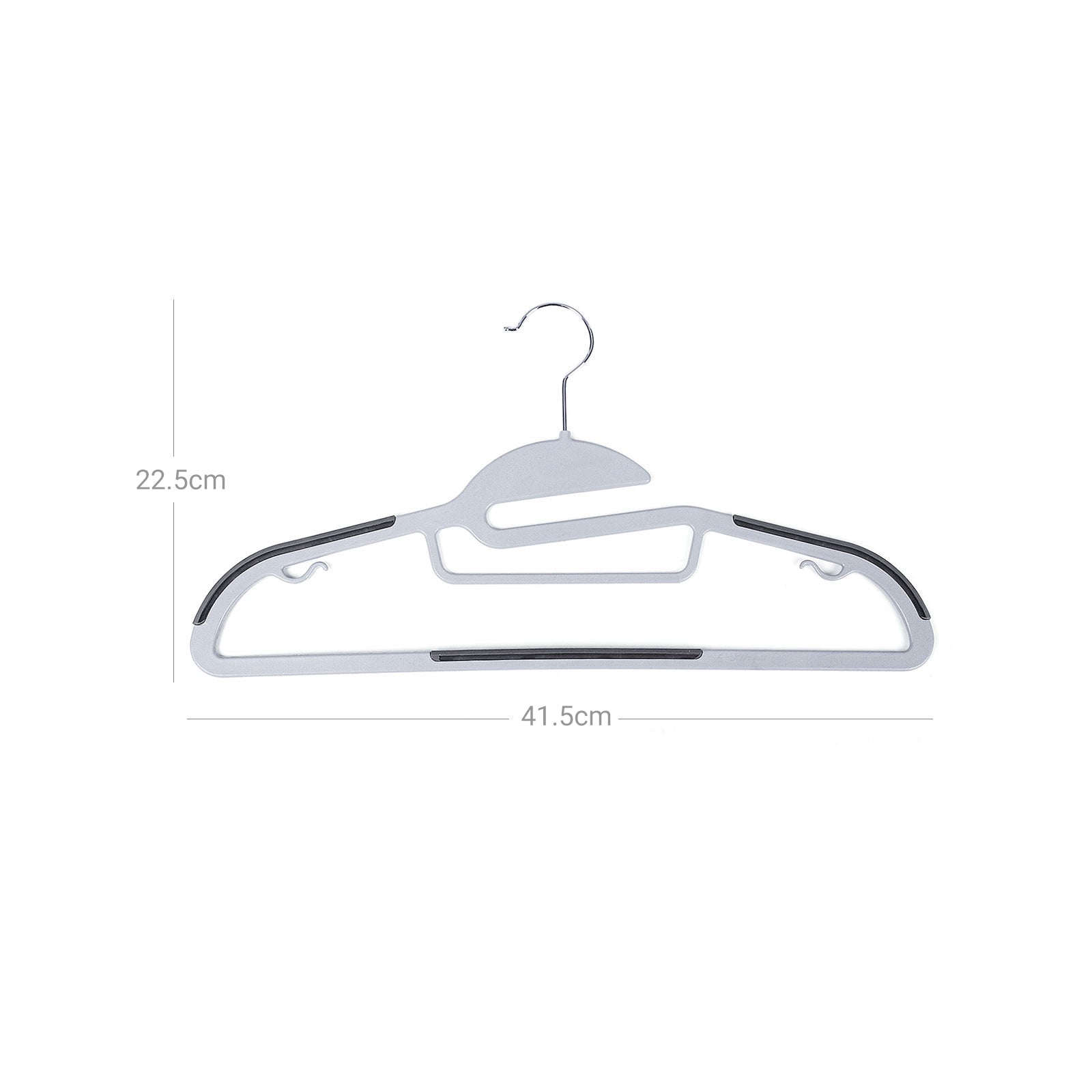 Klädhängare - Anti -Slip - Set of 50 - Grey