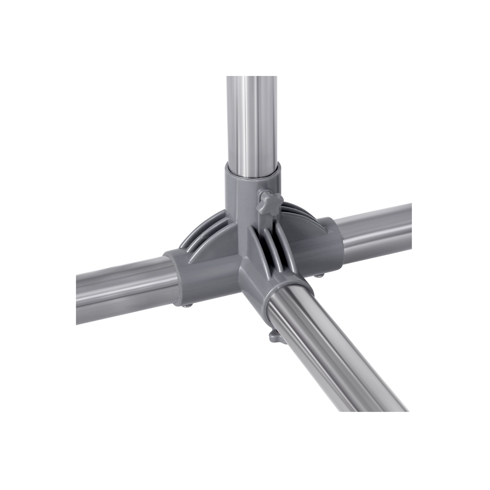 Kläder rack-utdragbara 2 stavar-på hjul-justerbara-113-198 cm