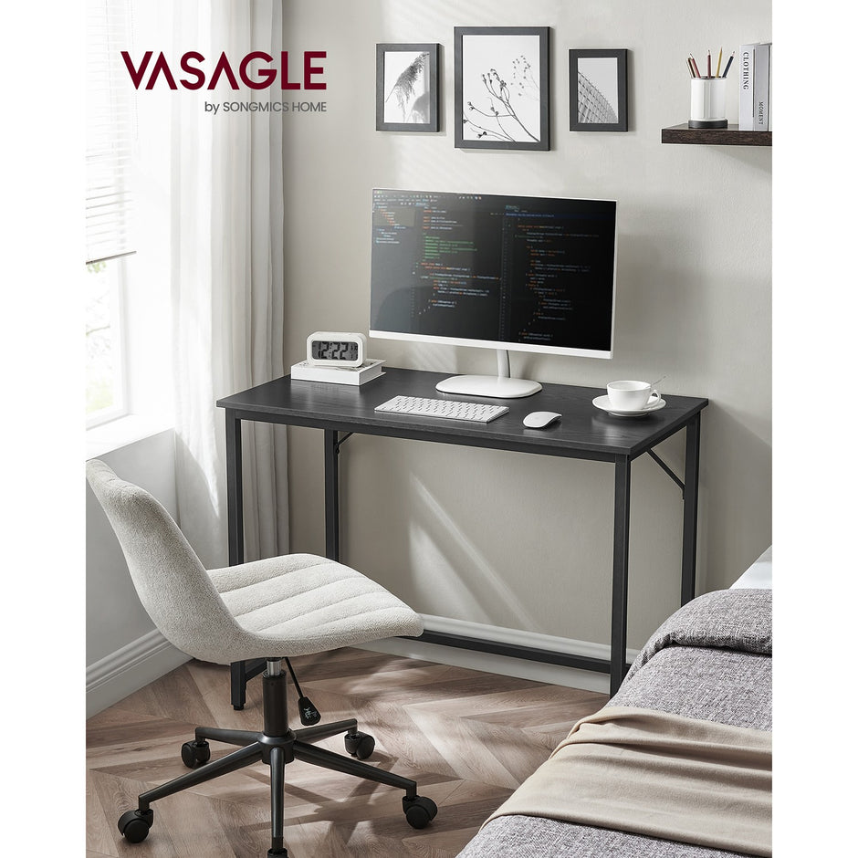 Bureau - 100 x 50 cm - Staal - Industrieel Design - Zwart