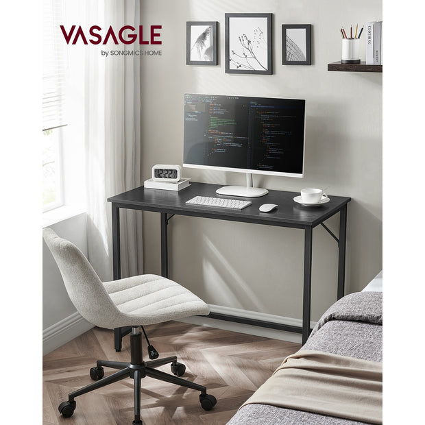 Bureau - 100 x 50 cm - Staal - Industrieel Design - Zwart