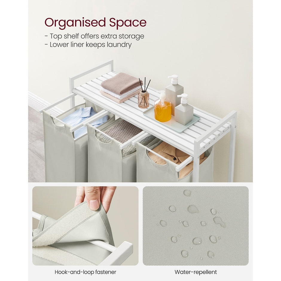 Laundry Basket - MDF and Steel