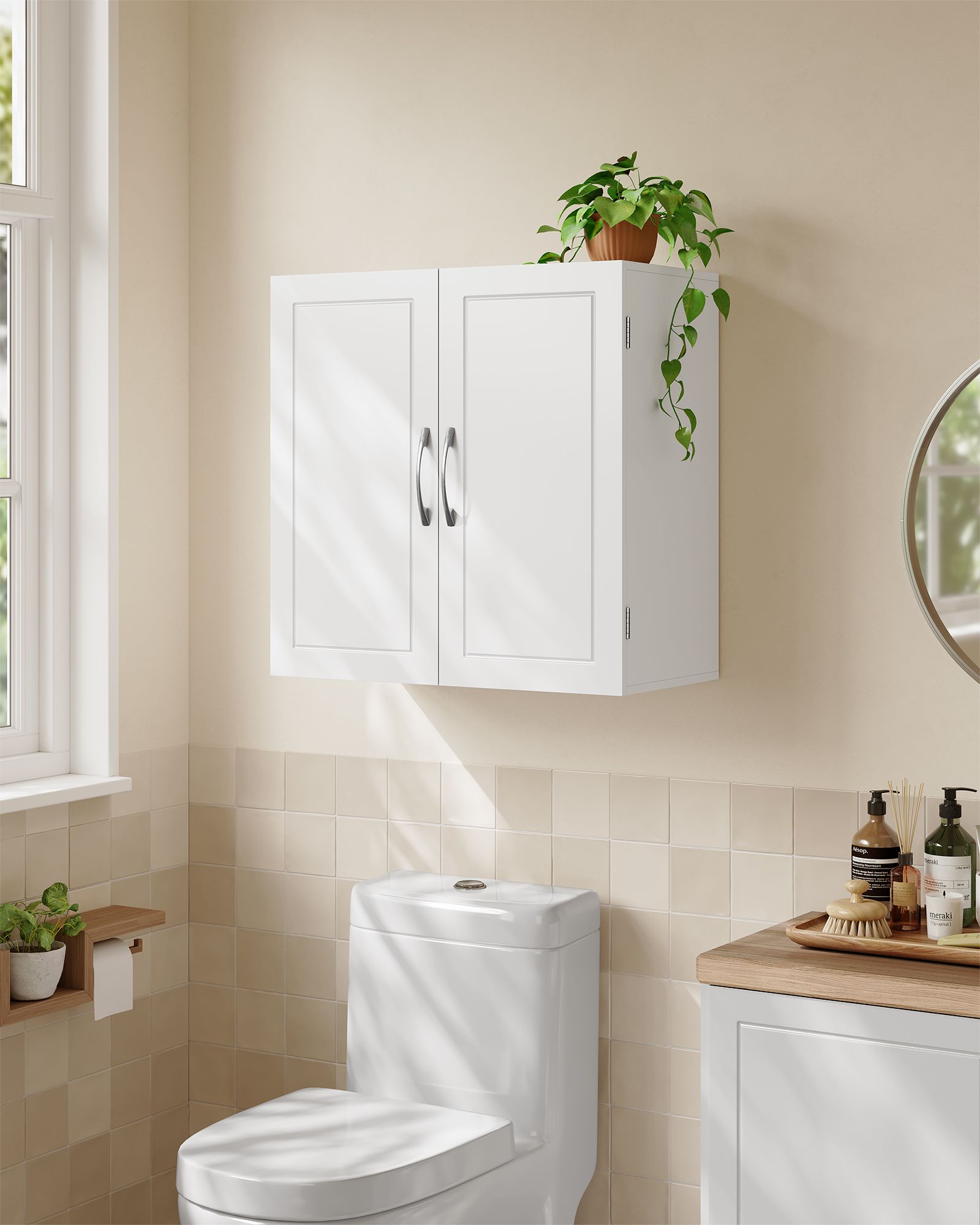 Badrumsmöbler - med hyllor - 30 × 60 × 60 cm