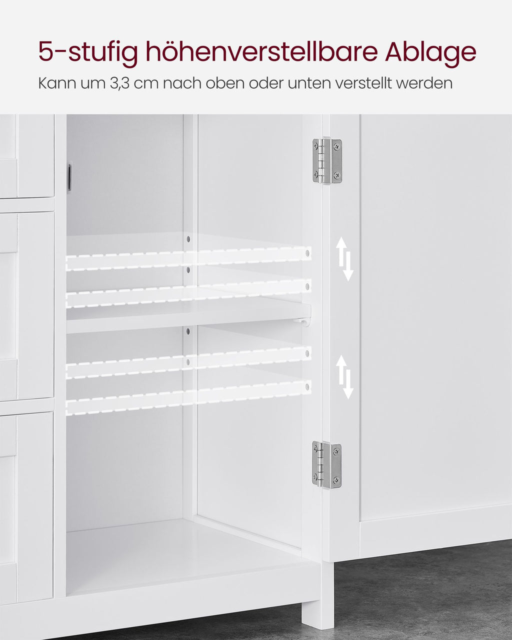 Badrumsmöbler - 30 x 60 x 80 cm - med 3 lådor