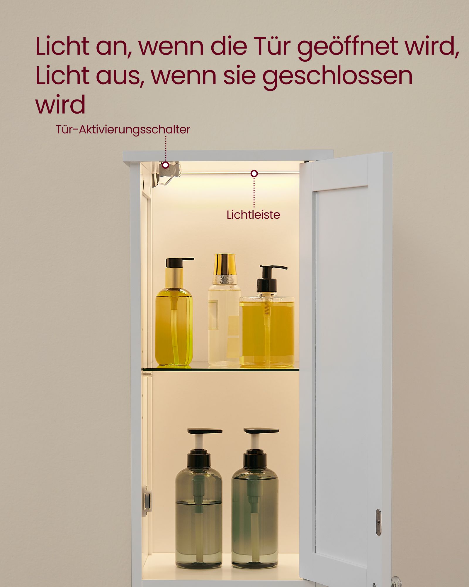 Badrumsmöbler - med Wolkwitte -belysning