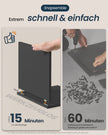 Badkamerkast – Smal en Hoog – 2 Deuren – Verstelbare Planken – 30 x 30 x 170 cm – Inktzwart