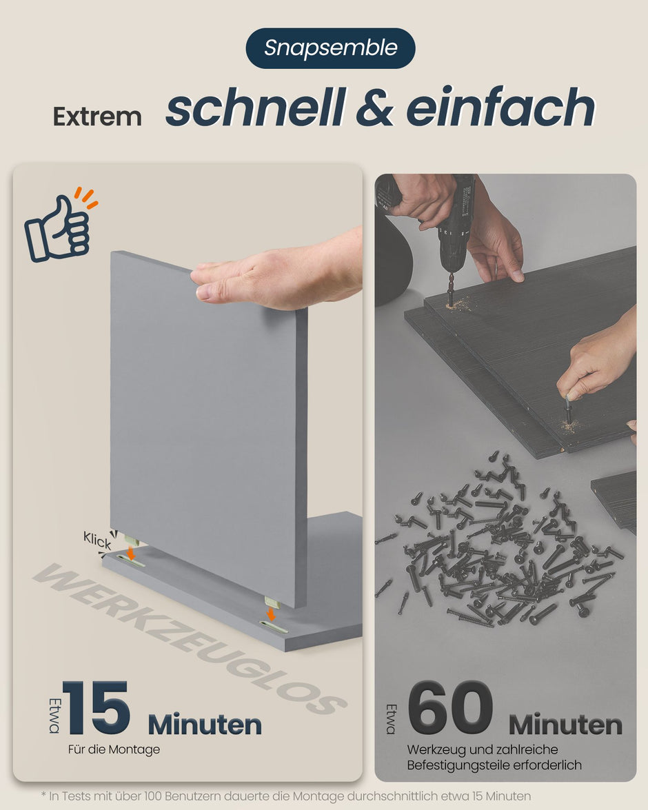Badkamerkast – Smal en Hoog – 2 Deuren – Verstelbare Planken – 30 x 30 x 170 cm – Duifgrijs