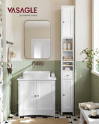 Badrumsskåp - Justerbara hyllor - Öppet - Modell 2