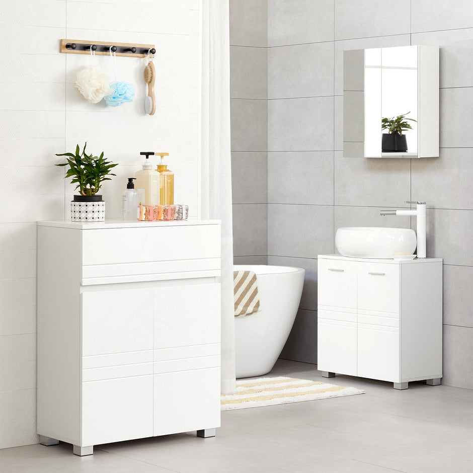 Underdel – Platssnål design – Vit