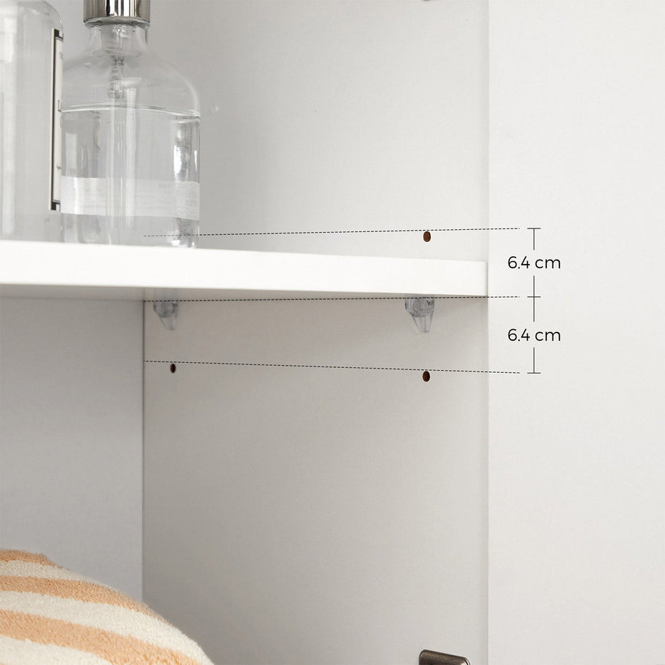 Underdel – Platssnål design – Vit
