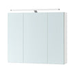 Bed - Metaal met LED, USB en Opbergruimte - Vintagebruin-zwart - 214,2 x 97,0 x 100,2 cm
