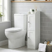 Kast - 20 x 18 x 80 cm - met verstelbare planken - Wit - maximaal 25 kg draagkracht