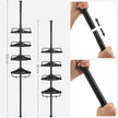 Doucherek - 4 Planken - Telescopisch - Zonder Boren - Wit