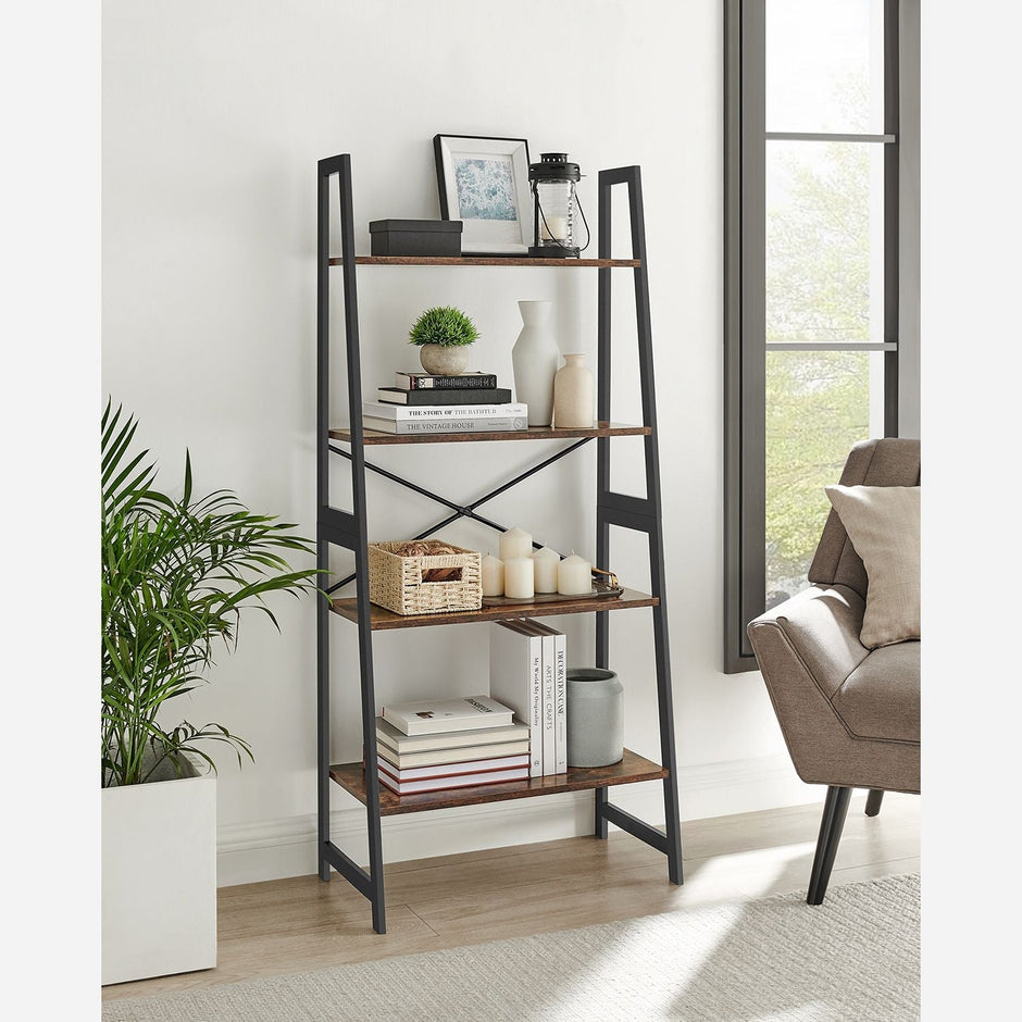 Stegbräda – Industriell design – Bambu – Vintage brun / Svart