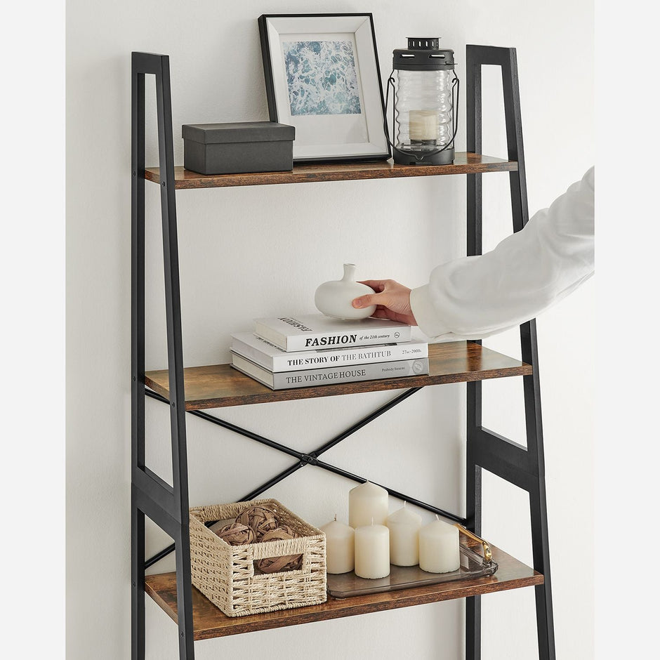 Stegbräda – Industriell design – Bambu – Vintage brun / Svart