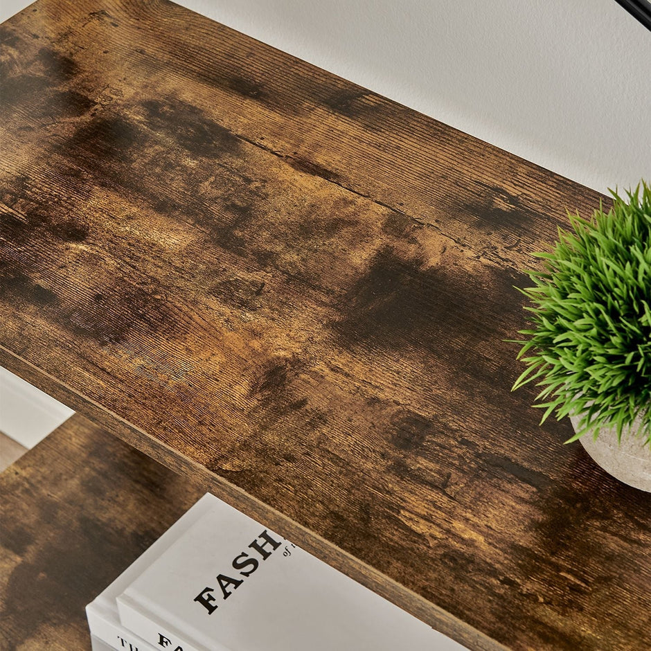 Stegbräda – Industriell design – Bambu – Vintage brun / Svart