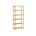 Bambuplank med sex nivåer