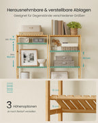 Bambuplank med sex nivåer