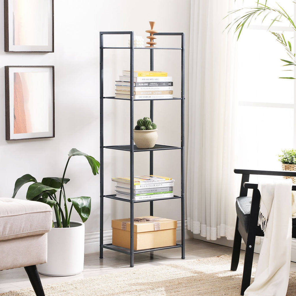 Badrumsskåp - Stående rack - förvaringsskåp - vardagsrumsmöbler - svart