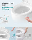 Toiletbril met Kinderzitje – Ovaal – Soft-Close – Afneembaar – Wit