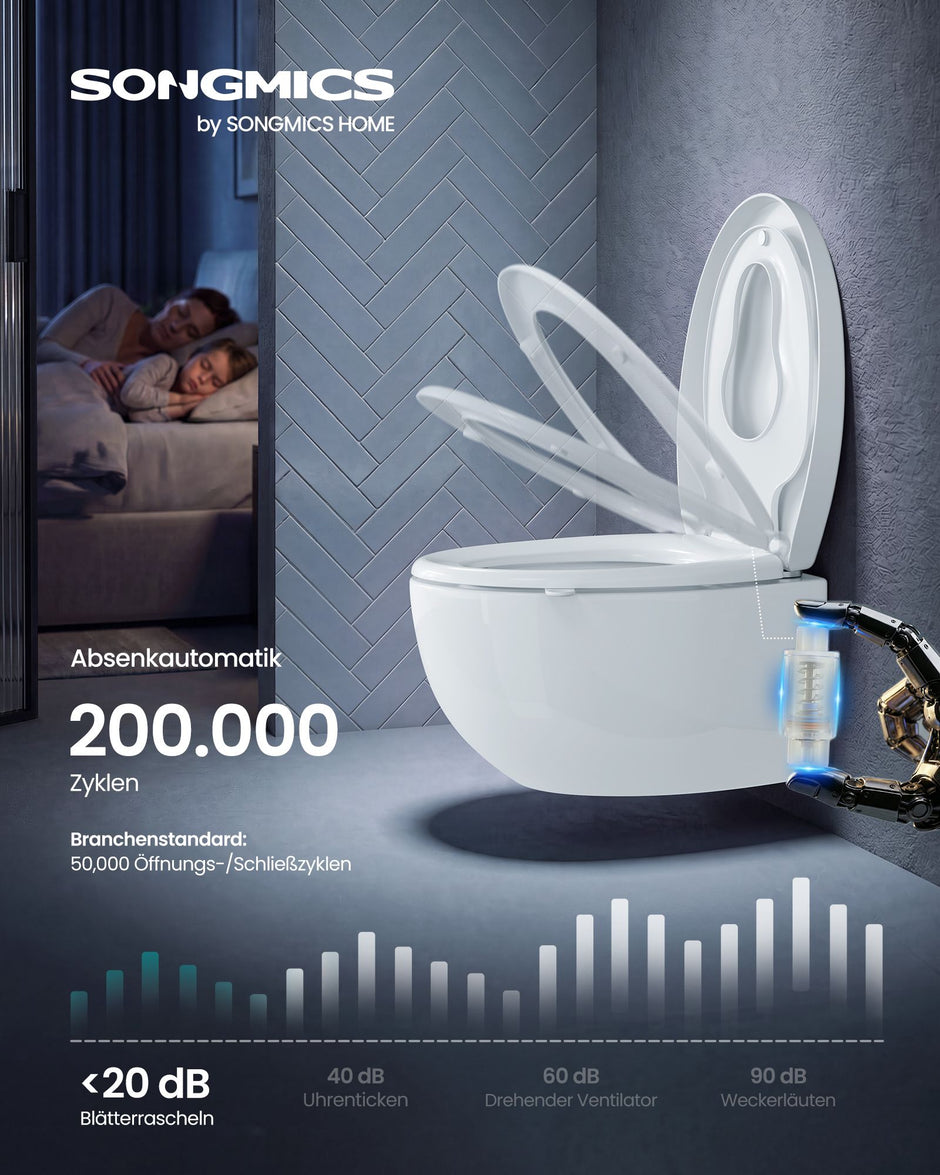 Toiletbril met Kinderzitje – Ovaal – Soft-Close – Afneembaar – Wit