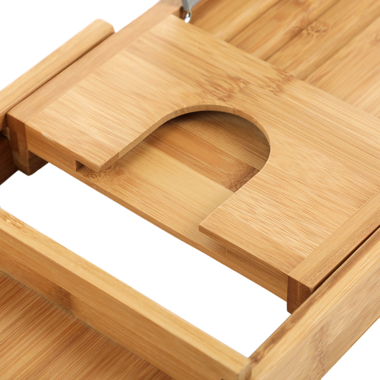 Bambu Bath Board - Justerbar - med kopphållare - Natural