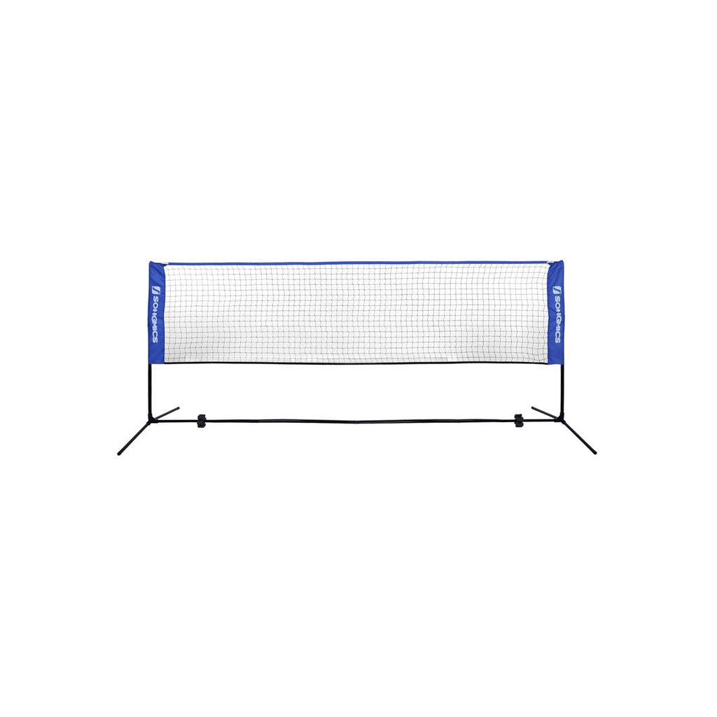 Badmintonnet - Justerbart tennisnätverk - 3 meter - blått