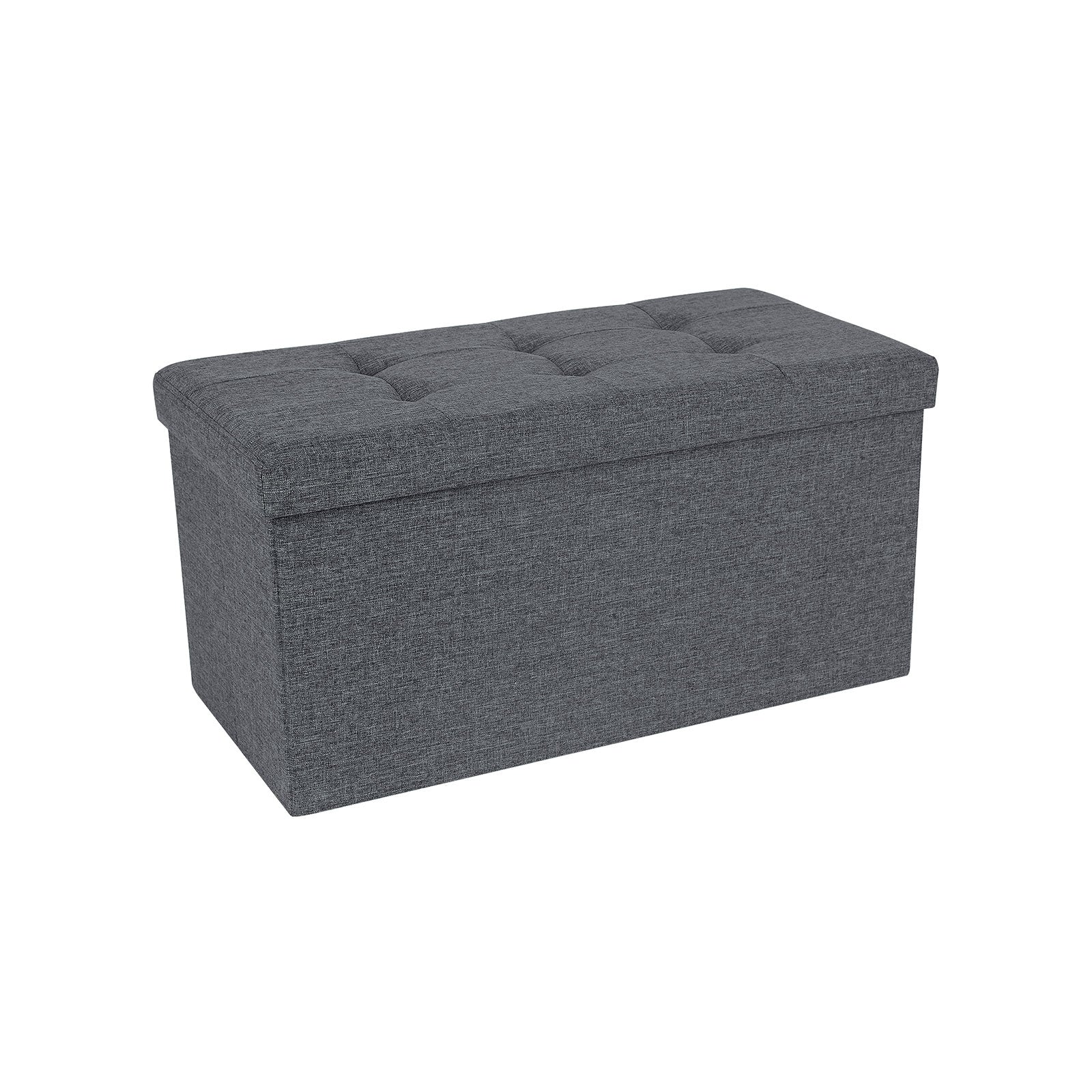 Soffa - 80 L - vikbar - 300 kg - 76 x 38 x 38 cm - ljusgrå