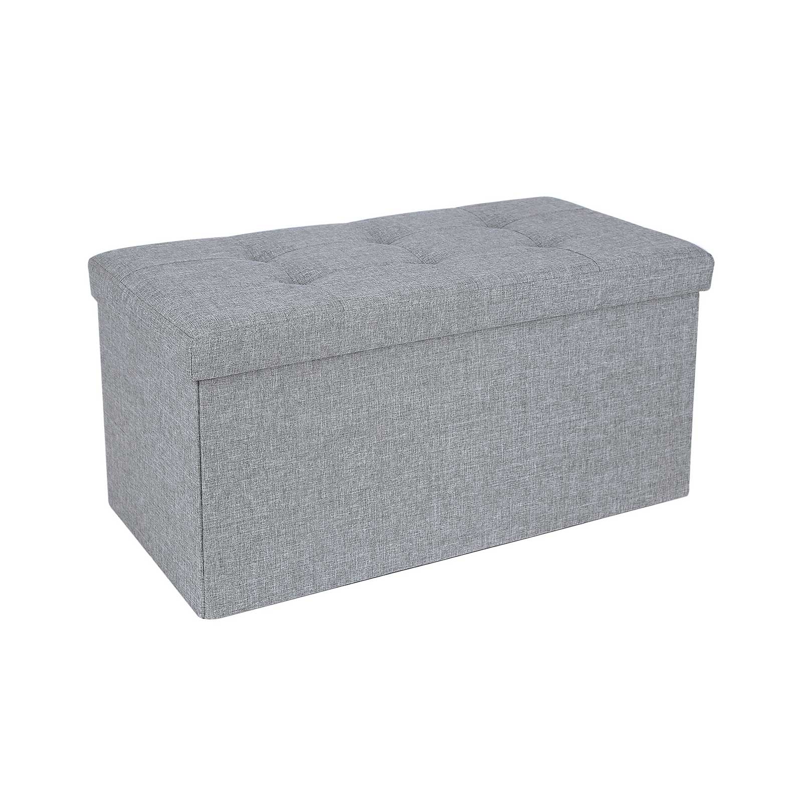 Soffa - 80 L - vikbar - 300 kg - 76 x 38 x 38 cm - ljusgrå