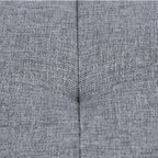 Soffa - 80 L - vikbar - 300 kg - 76 x 38 x 38 cm - ljusgrå