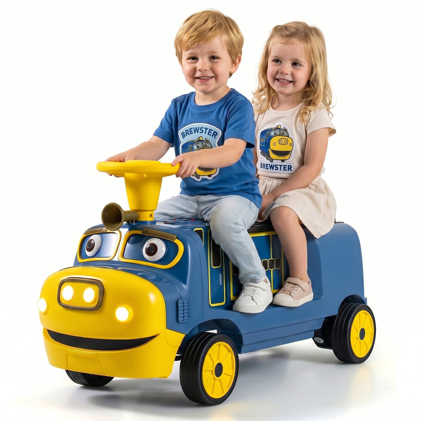Barnelbil – 12V, elektrisk barnbil med sittplatser och motorer, – 2 2 95 x 41 x 51 cm