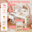 Barnsminkbord – med belysning prinsessbord belyst spegel frisörsbord Rent